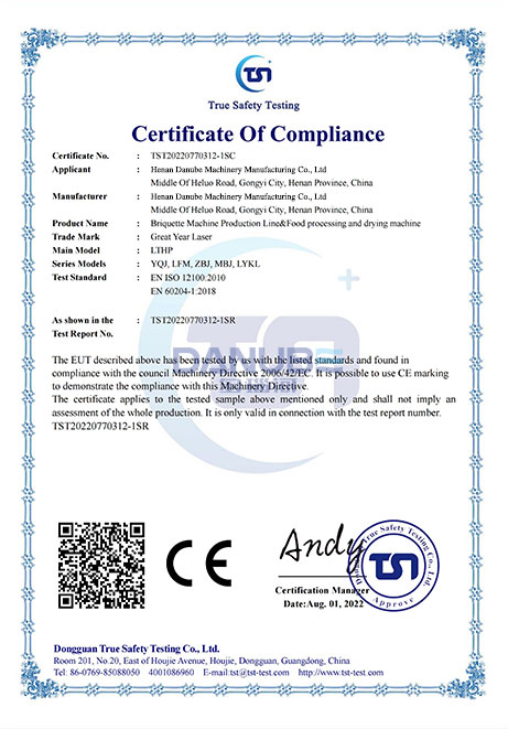 CE Certificate